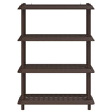 Unità di scaffalatura 4 livelli 100 x 40 x 136,5 cm PP Marrone