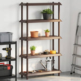 Unità di scaffalatura 5 livelli 100 x 40 x 177 cm PP Marrone
