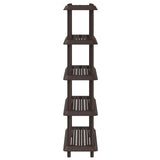 Unità di scaffalatura 5 livelli 100 x 40 x 177 cm PP Marrone