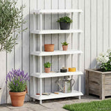 Unità di scaffalatura 5 livelli 100 x 40 x 177 cm PP Bianco