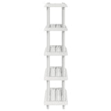 Unità di scaffalatura 5 livelli 100 x 40 x 177 cm PP Bianco