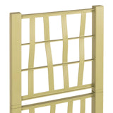 Vaso da Giardino con Trellis Verde 36 x 36 x 140 cm PP