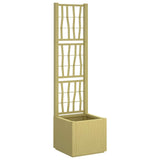 Vaso da Giardino con Trellis Verde 36 x 36 x 140 cm PP
