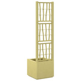 Vaso da Giardino con Trellis Verde 36 x 36 x 140 cm PP