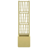 Vaso da Giardino con Trellis Verde 36 x 36 x 140 cm PP
