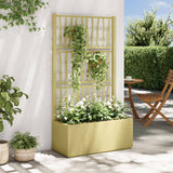 Vaso da Giardino con Trellis Verde 80 x 36 x 140 cm PP