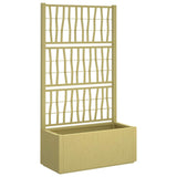 Vaso da Giardino con Trellis Verde 80 x 36 x 140 cm PP