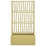 Vaso da Giardino con Trellis Verde 80 x 36 x 140 cm PP