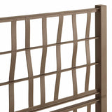Vaso da Giardino con Trellis Marrone 80 x 36 x 140 cm PP