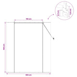 Tenda a rullo Naturale 160 x 160 cm Bambù