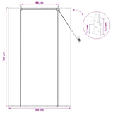 Tenda a rullo Marrone 110 x 160 cm Bambù