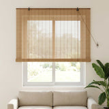 Tenda a rullo Marrone 130 x 160 cm Bambù