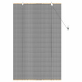 Tenda a rullo Grigio 80 x 160 cm Bambù