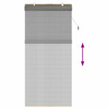 Tenda a rullo Grigio 80 x 220 cm Bambù