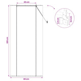 Tenda a rullo Grigio 80 x 220 cm Bambù