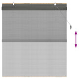 Tenda a rullo Grigio 130 x 160 cm Bambù