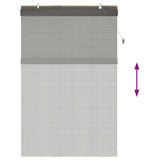 Tenda a rullo Grigio 130 x 220 cm Bambù