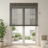 Tenda a rullo Grigio 150 x 220 cm Bambù