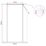 Tenda a rullo Grigio 160 x 220 cm Bambù