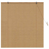 Tenda a rullo Marrone 130 x 160 cm Bambù