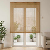 Tenda a rullo Marrone 160 x 220 cm Bambù