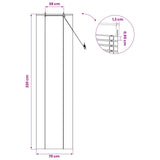 Tenda a rullo Natura 70 x 220 cm Bambù