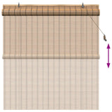 Tenda a rullo Natura 130 x 160 cm Bambù