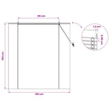 Tenda a rullo Natura 130 x 160 cm Bambù