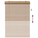 Tenda a rullo Natura 160 x 220 cm Bambù
