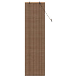 Tenda a rullo Marrone 50 x 220 cm Bambù