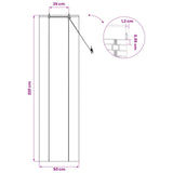Tenda a rullo Marrone 50 x 220 cm Bambù