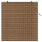 Tenda a rullo Marrone 160 x 160 cm Bambù