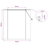 Tenda a rullo Marrone 160 x 160 cm Bambù