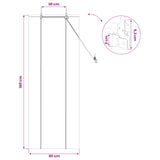 Tenda a rullo Marrone 60 x 160 cm Bambù