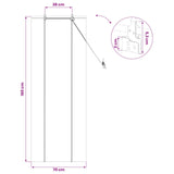 Tenda a rullo Marrone 70 x 160 cm Bambù