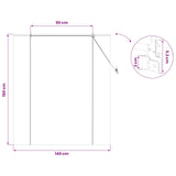 Tenda a rullo Marrone 140 x 160 cm Bambù