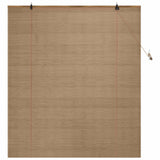 Tenda a rullo Marrone 160 x 160 cm Bambù
