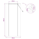 Tenda a rullo Marrone 80 x 220 cm Bambù