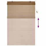 Tenda a rullo Marrone 160 x 220 cm Bambù