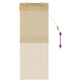 Tenda a rullo Naturale 70 x 160 cm Bambù