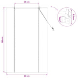 Tenda a rullo Naturale 80 x 160 cm Bambù
