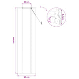 Tenda a rullo Naturale 60 x 220 cm Bambù
