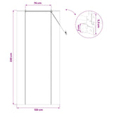 Tenda a rullo Naturale 120 x 220 cm Bambù