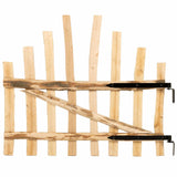 Cancello della recinzione arcuato 100 x 90 cm