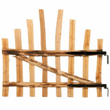 Cancello della recinzione arcuato 100 x 90 cm