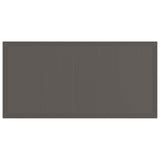 Set da Pranzo per Giardino 7 pcs Grigio chiaro e panna PP