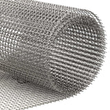 Rete per schermatura 40 x 500 cm 3 Mesh Argento