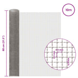 Rete per schermatura 80 x 1000 cm 3 Mesh Argento