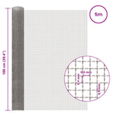 Rete per schermatura 100 x 500 cm 3 Mesh Argento