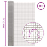 Rete per schermatura 80 x 1000 cm 6 Mesh Argento